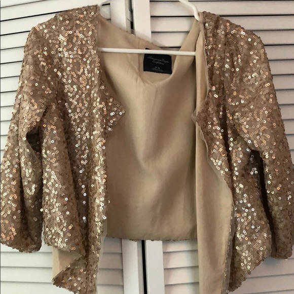 champagne sequin jacket